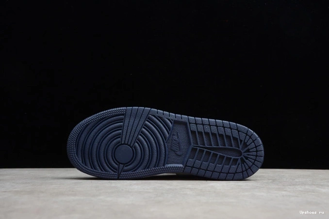 Air Jordan 1 Kids Blue (555088-140) University Obsidian 0706
